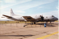 156523 @ EGQL - P-3C Orion of Patrol Squadron VP-30 on display at the 1996 RAF Leuchars Airshow. - by Peter Nicholson