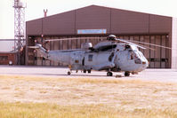 ZD637 @ EGQL - Sea King HAS.5 of 819 Squadron at RNAS Prestwick seen at the 1996 RAF Leuchars Airshow. - by Peter Nicholson