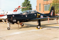 ZF139 @ MHZ - Tucano T.1 of RAF Linton-on-Ouse's 1 Flying Training School on display at the 1996 RAF Mildenhall Air Fete. - by Peter Nicholson