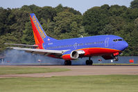 N350SW @ ORF - Southwest Airlines N350SW (FLT SWA186) from Orlando Int'l (KMCO) landing RWY 23. - by Dean Heald