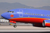 N266WN @ LAS - Forebody shot of Southwest Airlines N266WN wearing the Colleen Barrett - Heroine of the Heart decal on the nose. - by Dean Heald