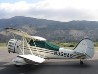 N369AS @ SZP - 1992 Classic Aircraft Corp. WACO YMF-5C upgrade to -5D SUPER, Jacobs R755 A2 300 Hp. The 275 Hp -5C BARNSTORMER & 300 Hp -5D SUPER are the ONLY ATC'd production biplanes now built in America. N369AS will be shown at LGB this week at AOPA Aviation Summit. - by Doug Robertson