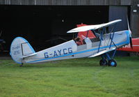 G-AYCG @ EGLM - Stampe SV4C Ex F-BOHF. Once owned by Spencer Flack - by moxy