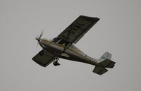 G-OVAL @ EGFH - Ikarus departing Runway 22 - by Roger Winser