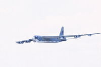 UNKNOWN @ DPA - B-52G approaching RY 4 for low approach past the control tower - by Glenn E. Chatfield