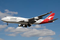 VH-OJR @ EGLL - Qantas 747-400