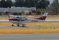 N52563 @ KCCR - Concord Flying Club operates this 1973 Cessna 182P @ KCCR/Buchanan Field, Concord, CA - sharp color scheme! - by Steve Nation