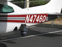 N4746Q @ KHWD - Close-up of camera on Cessna T210M @ Hayward, CA home base in Oct 2005 - by Steve Nation