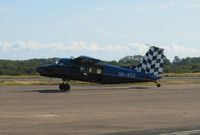 HA-ACO @ EGFH - Turbo Skyservant returning to the airport after droping skydivers from Swansea Skydive. - by Roger Winser