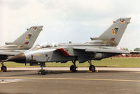 ZA321 @ MHZ - Tornado GR.1 of RAF Cottesmore's Tri-National Tornado Training Establishment - TTTE - in the 1996 display season markings on the flight-line at the 1996 RAF Mildenhall Air Fete. - by Peter Nicholson