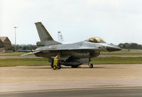 J-360 @ MHZ - F-16A Falcon of 322 Squadron Royal Netherlands Air Force on the flight-line at the 1996 RAF Mildenhall Air Fete. - by Peter Nicholson