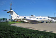 5A-UAB @ EGGW - United Aviation , Libya  Global Express at Luton - by Terry Fletcher