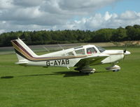 G-AYAB @ EGHP - Cherokee from a batch that had cabin roof windows - by BIKE PILOT