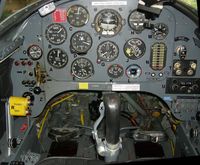 G-ZYAK @ EBSG - A Manifold Pressure (in cms of Hg) 
B RPM in percent 
C Airspeed Indicator 
D Altimiter 
E Clock / Stop watch / Timer 
F Attitude Indicator 
G Gyro Compass / ADF / RMI 
H Turn & Bank / Rate of Climb Indicator 
J  Oil Temp, Oil Pressure, Fuel Press - by Johan van Rossum