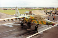 9013 @ EGVA - Another view of the Czech Air Force Su-25K Frogfoot on the flight-line at the 1993 Intnl Air Tattoo at RAF Fairford. - by Peter Nicholson