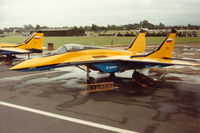 925 @ EGVA - Another view of the Gromov Flight Research Institute Fulcrum C on the flight-line at the 1993 Intnl Air Tattoo at RAF Fairford. - by Peter Nicholson