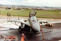 5414 @ EGVA - Another view of the MiG-29 Fulcrum A of the Czech Air Force based at Ceske Budejovice on the flight-line at the 1993 Intnl Air Tattoo at RAF Fairford. - by Peter Nicholson