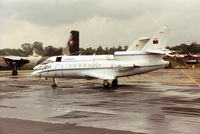 7401 @ EGVA - Falcon 50 of 504 Esquadron Portuguese Air Force on the flight-line at the 1993 Intnl Air Tattoo at RAF Fairford. - by Peter Nicholson