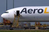 D-AALC @ EDDP - Close shot of a big yellow L - by Holger Zengler