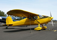 N2092N @ KPVF - Locally-based canary yellow 1947 Cessna 140 @ Placerville, CA (to owner in Carmel, IN by Aug 2008) - by Steve Nation