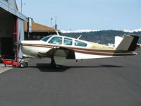 N6656R @ KPVF - Locally-based 1979 Beech V35B Bonanza in for engine check @ Placerville, CA - by Steve Nation