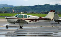 N9756Y @ KLVK - 1963 Beech 35-B33 @ Livermore, CA after the rain - by Steve Nation