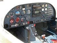 N239CL @ KWVI - Close-up of 1998 Diamond DA 20-C1 cockpit @ Watsonville, CA (aircraft canceled May 8, 2008; exported to Denmark) - by Steve Nation