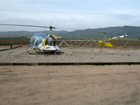 N4741R - Soilserv Bell 47G-5 sprayer @ Soilserv Soledad, CA Yard off US101 near the state prison - by Steve Nation