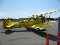 N4768V @ L52 - Aircamp Biplane Rides Boeing E75 @ Oceano County Airport, CA - by Steve Nation