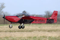G-CDDS @ EGSV - G-CDDS landing at Old Buckenham - by Unknown