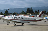 N81877 @ KWVI - 1982 Piper PA-32R-301 Cherokee 6 taxis for take-off @ Watsonville, CA - by Steve Nation