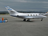 N55DG @ KMRY - 1983 Falcon 10 @ Monterey Peninsula Airport, CA - by Steve Nation