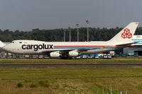 LX-UCV @ ELLX - taxying to the cargo center - by Friedrich Becker