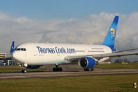 G-TCCB @ EGCC - Thomas Cook Airlines - by Chris Hall
