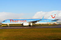 G-CPEU @ EGCC - Thomson Airways - by Chris Hall