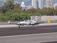 N414WT @ KSMO - N414WT arriving on RWY 21 - by Torsten Hoff