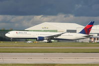 N826MH @ EGCC - Delta Air Lines B767 departing from RW23R - by Chris Hall