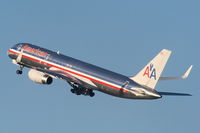 N189AN @ EGCC - American Airlines B757 departing from RW23R - by Chris Hall