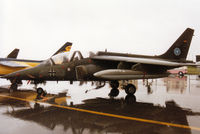 40 56 @ EGVA - Alpha Jet, callsign Dixi 22, of the German Air Force WTD-61 test centre at Manching on display at the 1993 Intnl Air Tattoo at RAF Fairford. - by Peter Nicholson