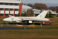 XM603 @ EGCD - The only white Vulcan in the world,  - by Chris Hall