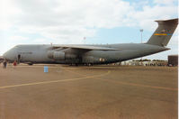 87-0027 @ MHZ - C-5B Galaxy, callsign Reach 7027, of the 436th Airlift Wing based at Dover AFB on display at the 1997 RAF Mildenhall Air Fete. - by Peter Nicholson