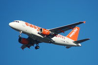 G-EZDY @ EGCC - EasyJet G-EZDY Airbus A319-111 on approach to Manchester Airport - by David Burrell