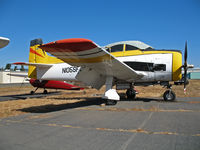 N105SF @ 2O3 - North American T-28B with canopy cover @ Parrett Field, Angwin, CA (with owner in Jean, NV by Aug 2009) - by Steve Nation
