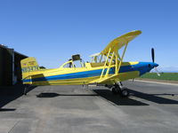 N8347K @ 32CL - Bob's Flying Service (titles) 1980 G-164D sprayer at their Knight's Landing, CA airstrip - by Steve Nation