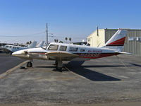 N4399E @ KRHV - Locally-based 1974 Piper PA-34-200 operated by AIR ACCORD in brilliant sunshine @ Reid-Hillview (originally Reid's Hillview) Airport, San Jose, CA - by Steve Nation