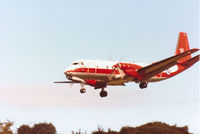 XS640 @ EGQS - Andover E.3 of 115 Squadron at RAF Benson on final approach to RAF Lossiemouth in September 1990. - by Peter Nicholson