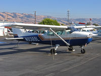 N9389L @ KRHV - Locally-based1986 Cessna 172P in brilliant sunshine @ Reid-Hillview Airport, San Jose, CA  (to owner in White City, OR by April 2008) - by Steve Nation