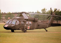84-23951 @ MHZ - UH-60A Blackhawk of the US Army's 45th Medical Company based in Germany on duty at the 1998 RAF Mildenhall Air Fete. - by Peter Nicholson