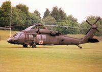 86-24531 @ MHZ - UH-60A Blackhawk of the US Army's 45th Medical Company based in Germany on duty at the 1998 RAF Mildenhall Air Fete. - by Peter Nicholson