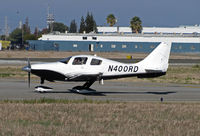 N400RD @ KCCR - Locally-based 2005 Lancair LC41-550FG Columbia 400 fast taxis to RWY 1L @ Buchanan Field, Concord, CA - by Steve Nation